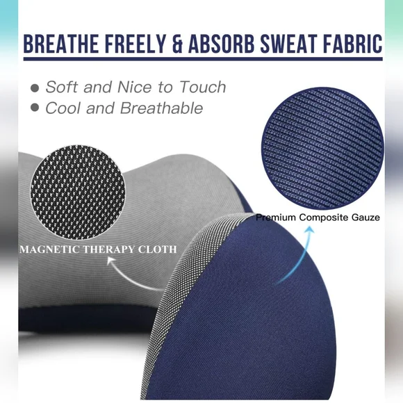💜 Memory Foam Travel Pillow - Picture 3 of 11